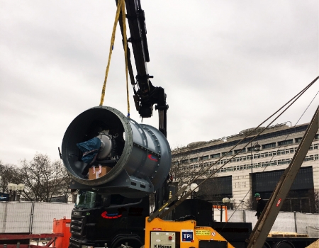 Yvroud, sur le chantier de la ligne 14 du métro parisien